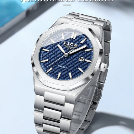 LIGE Orologio da donna elegante e lussuoso, orologio classico alla moda con data automatica, cinturino in acciaio inossidabile, orologi luminosi impermeabili per donna, regalo per signora platinumshop