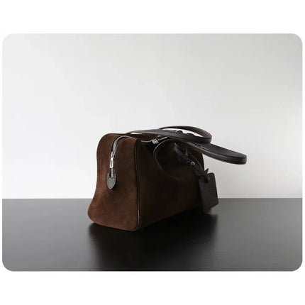 Borsa da donna in pelle di vacchetta di alta qualità, semplice borsa a tracolla di grande capacità, borsa a spalla.