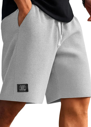 Pantaloncini Casual Jacquard da Uomo, Stile Harajuku, Tinta Unita, Pantaloni Corti alla Moda, Abbigliamento Retrò da Uomo, Streetwear Nuovo platinumshop