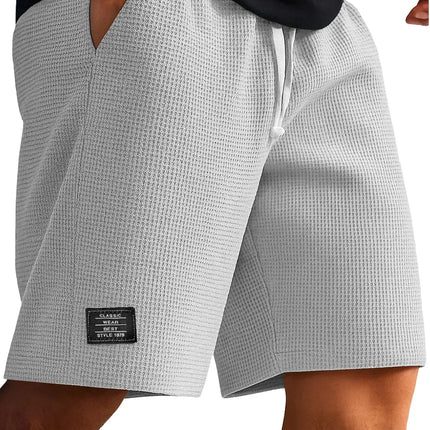 Pantaloncini Casual Jacquard da Uomo, Stile Harajuku, Tinta Unita, Pantaloni Corti alla Moda, Abbigliamento Retrò da Uomo, Streetwear Nuovo platinumshop