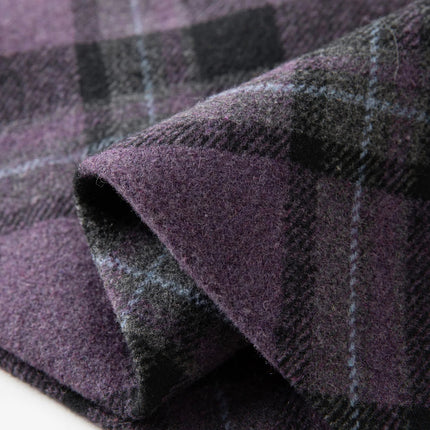 FSLE Autumn Party Skirt High Waist Retro Plaid Knit WoolShort Skirt For Women 2025 Fall Winter New Arrival Y2K Mini A-line Skirt PlatiNum