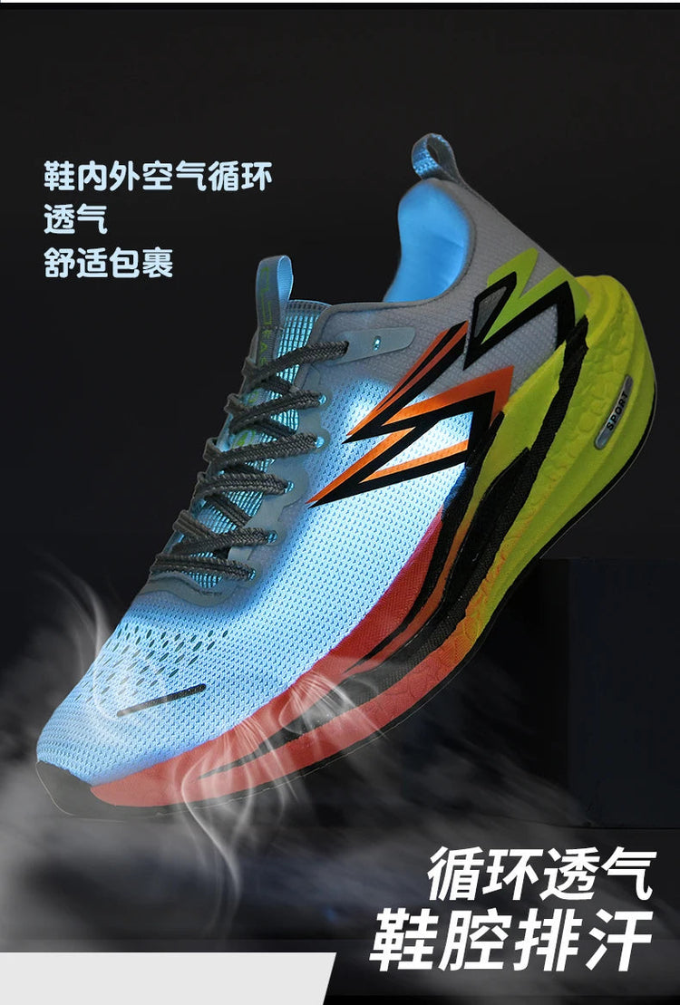 2026 NEW Men Sports Running Shoes Off Marathon Breathable Light Comfortable Women Athletic Sneakers Jogging Tenis Air Cushion PlatiNum