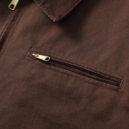 Classic Detroit Jacket J01 American Vintage Workwear Spring/Fall 100% Cotton Canvas Jacket J97 Loose-Fit Lightweight Coat