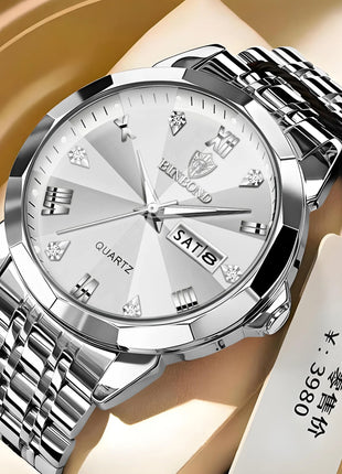 Men's Retro Quartz Watches, Fashion Gift for Men, Birthday Gift, Classic Style, Analog Display Wrist Watch for Adults