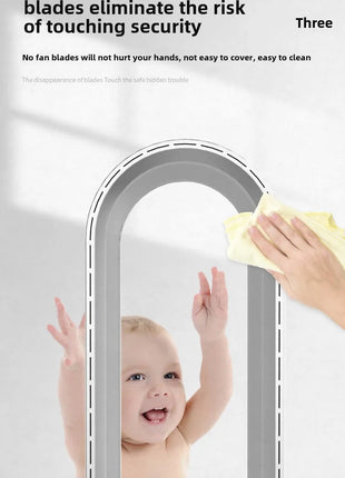 NUOVO Ventilatore Senza Pale 2026 per Purificazione dell'Aria Domestica, Circolazione Ultra Silenziosa, Ventilatore a Torre per Dormitorio