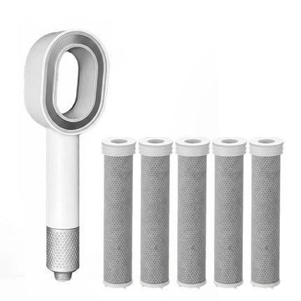 Filtro di lusso per soffione doccia Filtro in fibra di carbonio ad alto rendimento Filtro per acqua doccia per rimuovere fluoruro di cloro e acqua dura