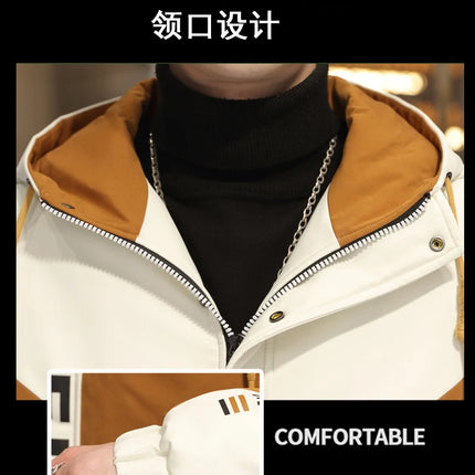 Fashion Two Piece Men's Sets Spring Autumn Youth Street Wear Hooded Jacket & Pant Suit Outdoor Coat & Jogger Tracksuits Clothing