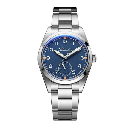 ADDIESDIVE 36mm Men Quartz VH60 Watch AD2099 BGW9 Luminous Bubble Mirror Pot Cover Glass 10Bar Waterproof Stainless Steel Watch