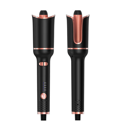 Automatic Hair Curler-123, Auto Hair Curling Iron Ceramic Rotating Air Curler, Air Spin Wand Styler Curl Machine Magic Hair Curler Portable
