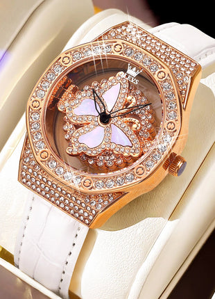 OLEVS 9996 Orologio Elegante di Lusso da Donna, Orologio al Quarzo Scheletrato, Impermeabile, con Quadrante Luminoso e Diamanti, Regalo Originale platinumshop