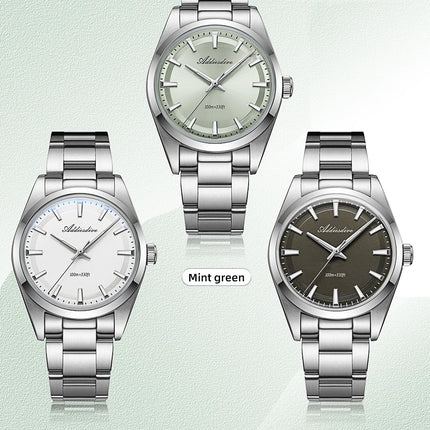 ADDIESDIVE AD2066 Men's Luxury Watch VH31 10Bar Waterproof BGW9 Super Luminous 316L Stainless Steel Reloj Hombre Quartz Watches