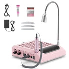 Professional Portable Multi-function 80W Nail Dust Removal Lighting Intelligent 4-in-1 Nail Lamp Grinder Dust Collector Machine
