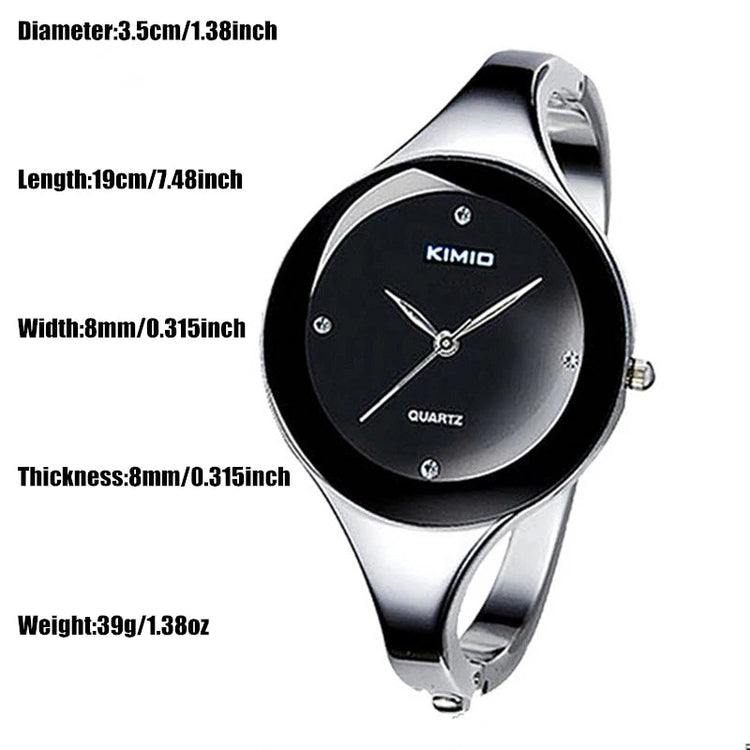 Orologi da polso da donna Moda Feminino Relogio Orologi da polso da donna in acciaio inossidabile Orologio da donna in cristallo di lusso Reloj Mujer platinumshop