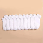 10 Pairs White / Taglia Unica