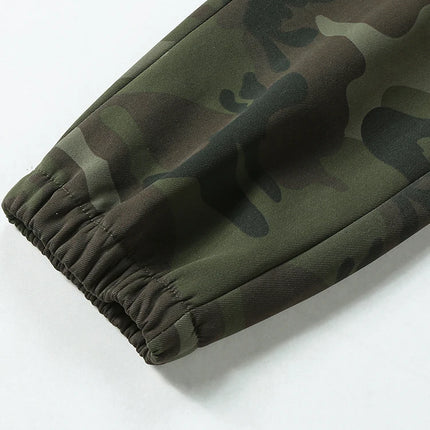 Men's  Camouflage Cargo Pants Sweatpants Outdoor Bunched Long Trousers  Casual Autumn Multi-Pocket Durable Workwear Male Trouser