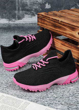 Breathable Socks Shoes Women Lightweight Knitted Casual Sneakers Non-slip Walking Footwear Outdoor Jogging Fitness Sports PlatiNum