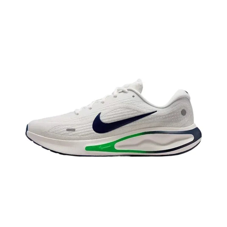 Nike Journey Run Sneakers, White, Running Shoes, Cushioned, Breathable Mesh, Unisex FN0228-113