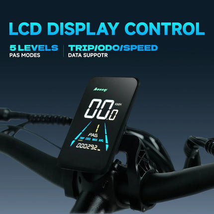 Bicicletta elettrica potente da 3000W, velocità massima di 60km/h, TIFGALOP ES7pro, pneumatici fat da 26 pollici, doppio motore per tutti i terreni, bici elettrica per adulti.