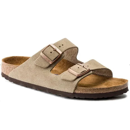 Nuove Sandali Boston Unisex in Pelle alla Moda con Suola Morbida