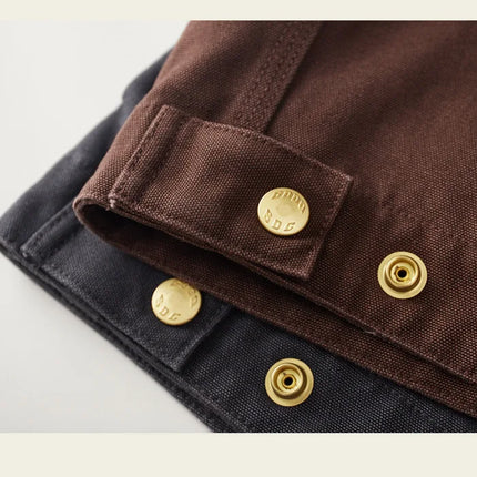 Classic Detroit Jacket J01 American Vintage Workwear Spring/Fall 100% Cotton Canvas Jacket J97 Loose-Fit Lightweight Coat
