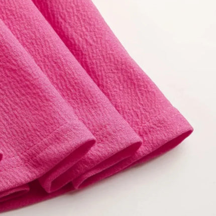 Gonna corta elegante da donna in tinta unita alla moda