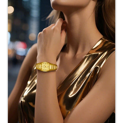 LIGE Orologio da Donna di Lusso alla Moda, Elegante e Semplice, in Acciaio Inossidabile, Casual, al Quarzo, con Calendario, Regalo Romantico per Signore, Novità platinumshop
