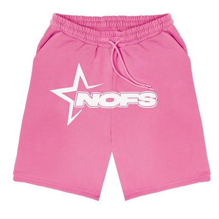Y2K T-shirt Short Kpop Street Fashion Print Unisex Short Sleeve Top Casual Loose Drawstring Shorts Pants Women Men Clothing Tees