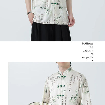 Camicie Stampate da Uomo, Stile Retrò Hawaiano, Traspiranti, Comode e Oversize con Maniche Corte