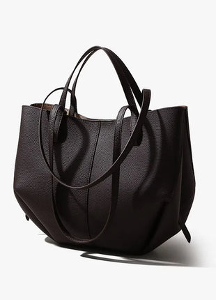 Borse a Mano in Vera Pelle di Prima Qualità per Donna, Borsa a Spalla Grande di Alta Qualità, Borse da Viaggio, Borsa da Viaggio alla Moda per Donna, Marrone