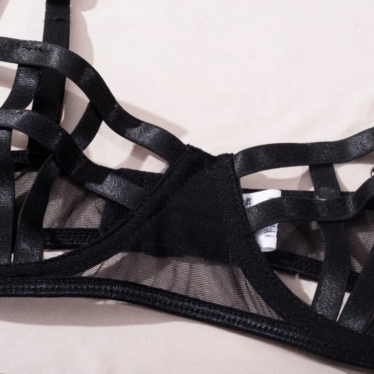 Toucheart Erotic Underwear Hollow Out Girl Complex Gathertogether Chest Support Straps Sexy Seductive Coquette Private Split Kit