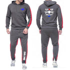Dji Professional Pilot Drone Men's New Long Sleeve Hip Hop Harajuku Sport Comfortable Hoodies Casual Pant Two Piece Suit PlatiNum