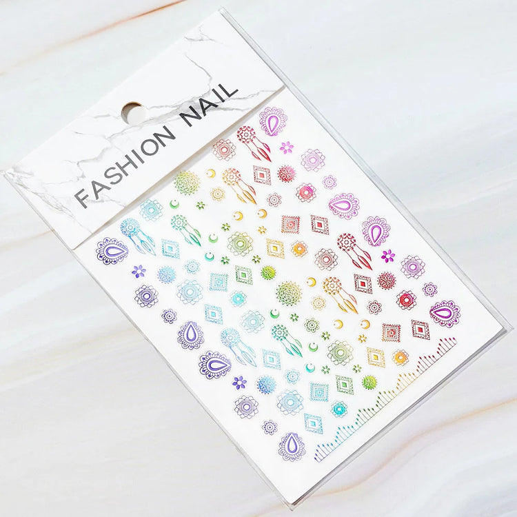 1PC 26-English Alphabet Number 3D Self-adhesive Nail Art Decal Sticker Word Small Letter Nail Decals Sticker Manicure Decoration