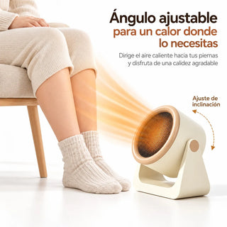 Low Consumption Portable Electric Heater with Adjustable Angle and Silent Operation, Mini Tabletop Stove for Office and Bedroom