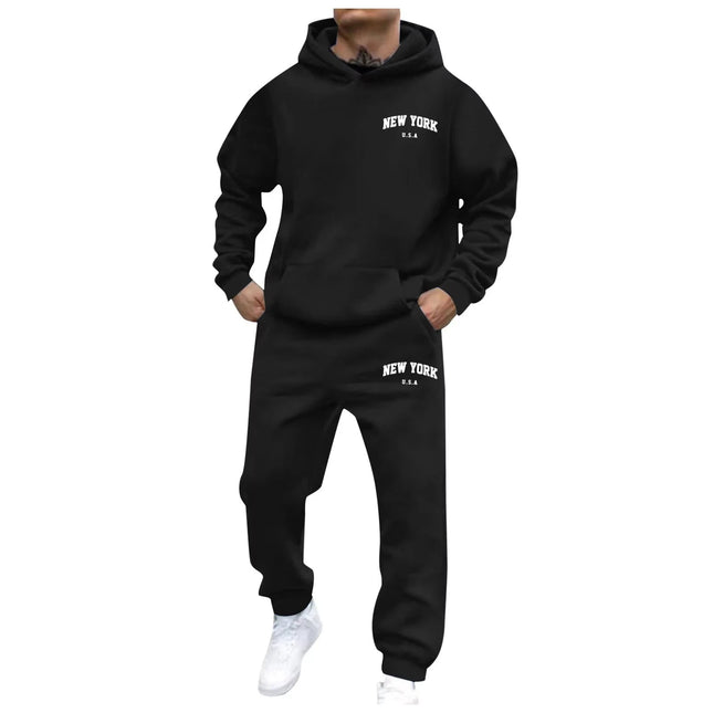 Men Women Autumn Winter Hooded Cotton Pants Set Fashion Casual Letter Printed  CottonPants Sports Suit Ensemble PlatiNum