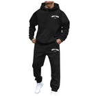 Men Women Autumn Winter Hooded Cotton Pants Set Fashion Casual Letter Printed  CottonPants Sports Suit Ensemble PlatiNum