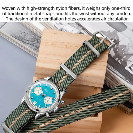 ADDIESDIVE NEW Men's Watches VK64 Movement Quartz Wristwatch Waterproof 100m Chronograph AR Coating 38mm Luxury Watch Man AD2095