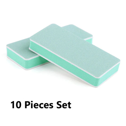10Pcs Dual-Sided Nail Buffing Blocks Professional Nail Care Multi-Functional Polishing Tools for Beauty Salon Shine Enhancing
