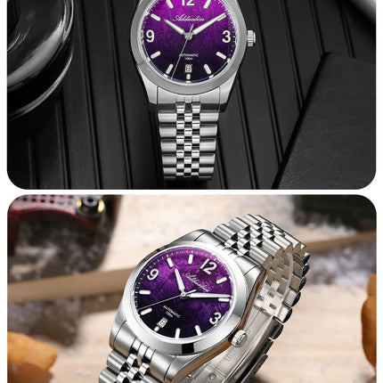 ADDIESDIVE 2026 New Watch 39mm AD2547 Luxury Sapphire Automatic Watch Men Mechanical 8215 BGW9 Luminous 100m Diving Waterproof