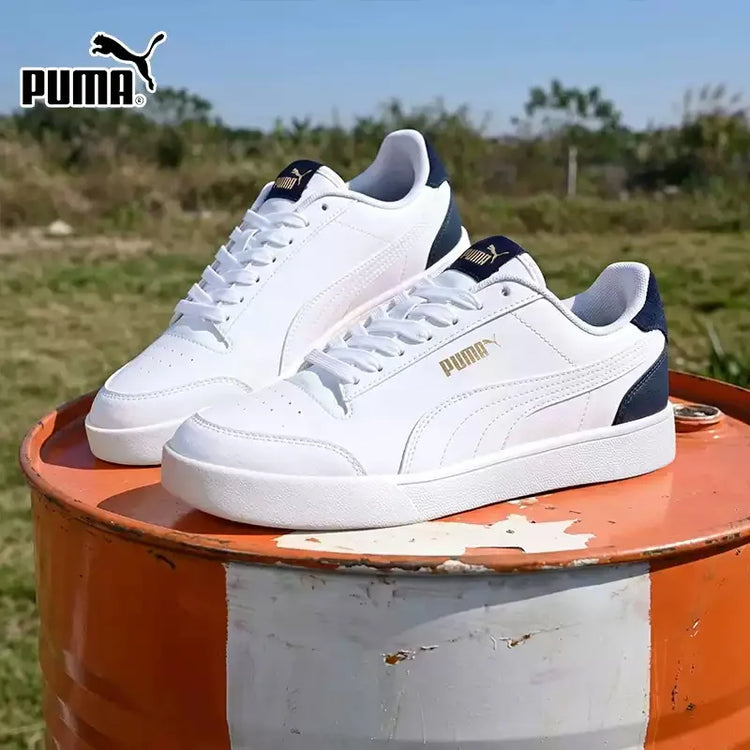 PUMA Low-Top Sneakers for Men and Women, New Summer Style, White Sneakers for Casual and Sporty Wear. 309668-05