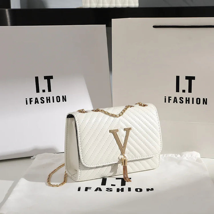 Embroidery Women Crossbody Bag 2023 Thread Luxury Handbag Shoulder Bags Brand Sequined Tassel Clutch Small Bag and Purse Party PlatiNum