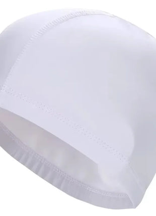 Nuovo Cappello da Nuoto Impermeabile 2025 in Tessuto PU per Adulti/Bambini, Protezione Orecchie, Tinta Unita