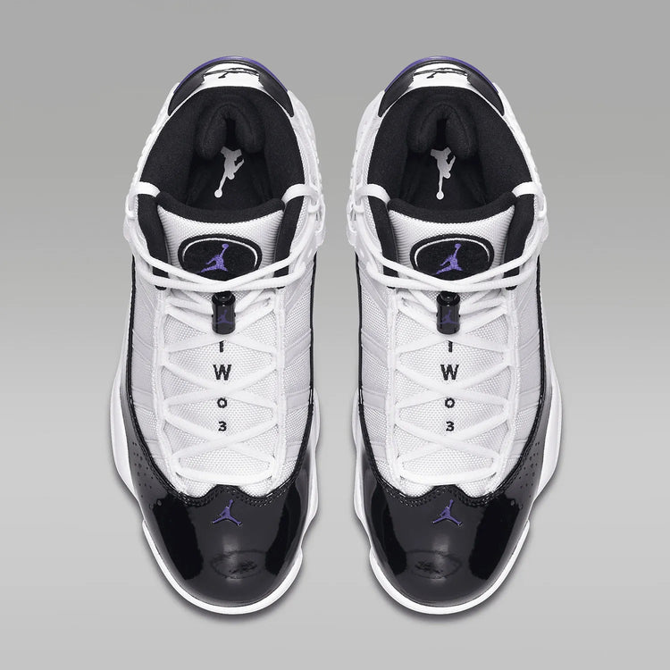 Nike Official Genuine JORDAN 6 RINGS Men's Sports Shock Absorption Basketball Shoes 322992-104