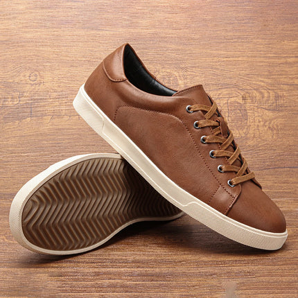 Men's Sneakers And Casual Shoes Plain Design Shoes For Man Casual Wear Man Shoes Contrast Sole Casual Style