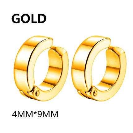 1/16 paia di orecchini a bottone magnetici da uomo in acciaio inossidabile con croce Non penetrante orecchini a cerchio Unisex CZ Magnet Clip on Earring platinumshop