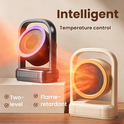 Portable Space Heater for Personal Use 500W Electric Heaters Indoor with Thermostat Fast Heating for Bedroom Office and Indoor