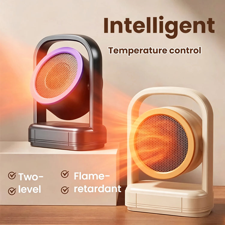 Portable Space Heater for Personal Use 500W Electric Heaters Indoor with Thermostat Fast Heating for Bedroom Office and Indoor
