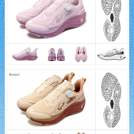 ONEMIX Autunno Inverno Outdoor Scarpe da corsa da fondo da uomo con assorbimento degli urti Scarpe da ginnastica da trekking da donna Caratteristiche resistenti all'usura PlatiNum