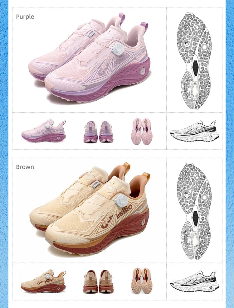 ONEMIX Autunno Inverno Outdoor Scarpe da corsa da fondo da uomo con assorbimento degli urti Scarpe da ginnastica da trekking da donna Caratteristiche resistenti all'usura PlatiNum