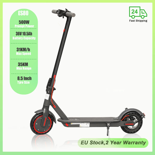 Monopattino Elettrico M365PRO/M365 X1, 36V 10.5Ah, Motore 500W, Autonomia 35KM, Velocità 31KM/H, Pneumatici Solidi 8.5 Pollici, Pieghevole, App Smart, EScooter