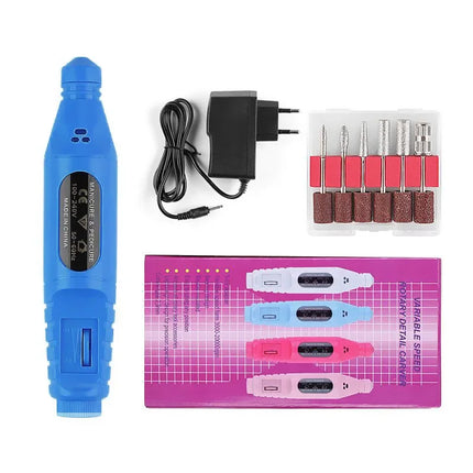 Pen‑Form Manicure Pedicure Grinding Machine Compact Electric Nail Polisher Drill For Daily Nail Grooming And Diy Hand‑Made Nail Creation